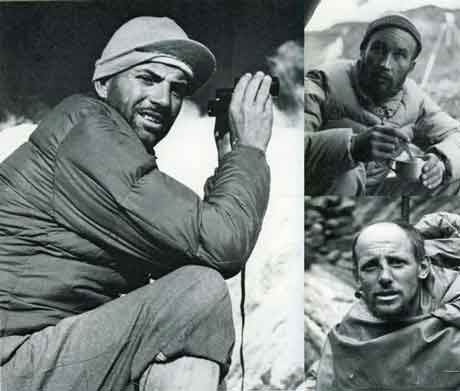 
Maurice Herzog, Lionel Terray, Louis Lachenal on first ascent of Annapurna 1950 - Quest For Adventure book
